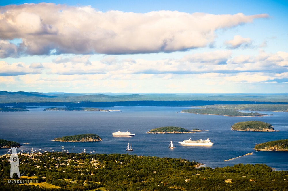 Bar Harbor Maine Photography Prints – View from Cadillac Mountain – Acadia Décor