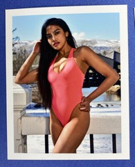 Female Figure Swimsuit Alluring Indonesian Model Outdoor Series Art Nude