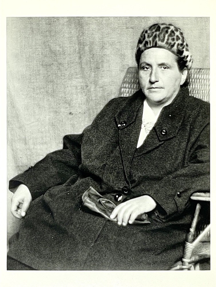 GERTRUDE STEIN 1926 Photo By MAN RAY Fotofolio Art Print Card Vintage 1997