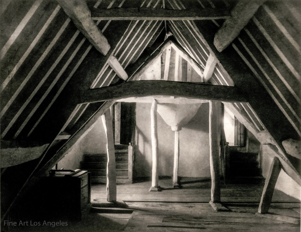 Frederick Evans photo, «The Loft at Kelmscott Manor» 1896, England