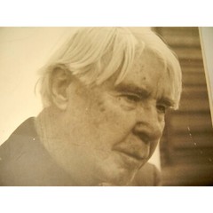 Vintage Carl Sandburg Photograph, inscribed and Signed 11 in. By 14 in.