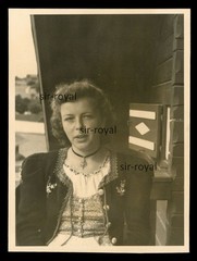 Mondsee 1941 – Pretty Woman – Austria 1940s – Photo 9x12cm