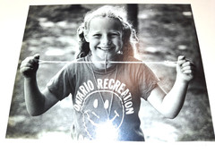 B+W Photography 8″x10″ Kids at Camp 4 Portrait Gelatin Silver Print Vtg Darkroom