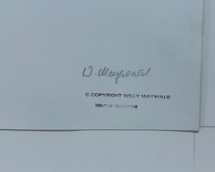 GERMAN PHOTOGRAPHER WILLY MAYWALD – SIGNED, TITLED & DATED GELATIN SILVER PRINT