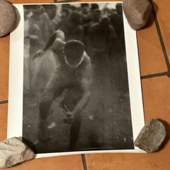 Photograph Silver Gelatin Print Janine Gordon 20×24″ B/W Mosh Pit Dusty Pit