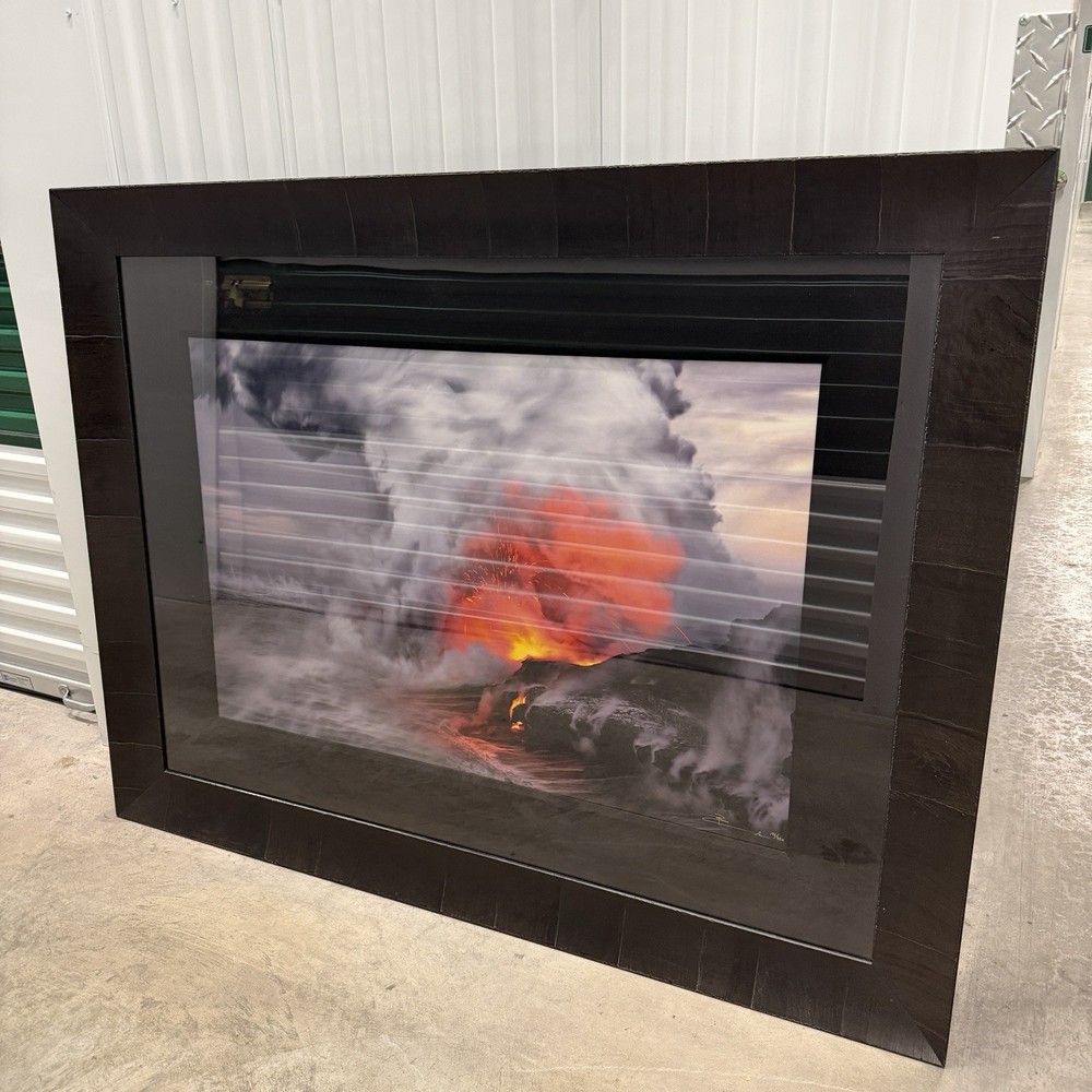 Peter Lik “Pele’s Whisper” Lava Framed Photo 1M