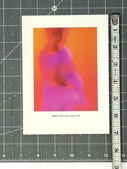 Barbara Kasten (b. 1936) Art Show Announcement Card 1996 NYC