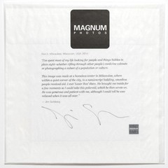 SIGNED Jim Goldberg Photo – I Am A Loner. Ron E. Rare Magnum Square Print 6×6″