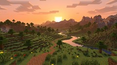 Minecraft Wallpaper Digital Image Picture Photo Desktop Background AI Art Poster