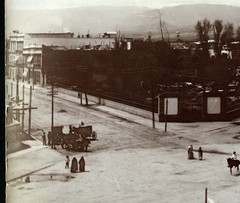 Larger size C. B. WAITE photo in poor condition, Mexico City, rare, , Vintage fi