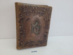 Photo album picture album old around 1890 decorated decoration 28x21cm #267066