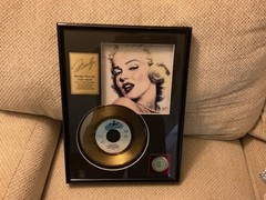 MARYLIN MONROE Y HEAT WAVE DISK 24K ART. PHOTOGRAPHS