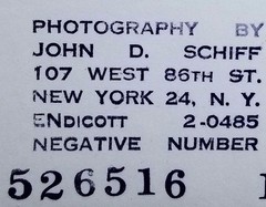 Group of 2 Vintage 1950’s Art NYC Photographer John D. Schiff (NY 1907-1976)