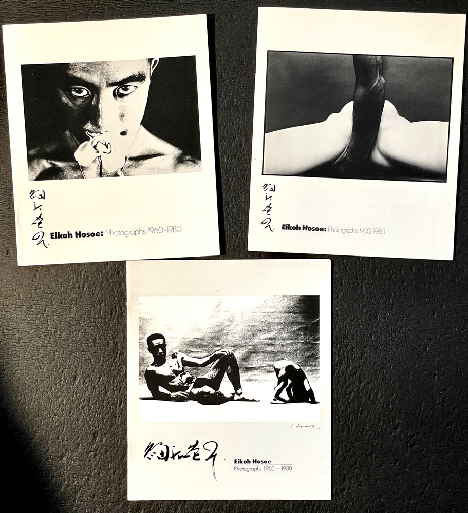 RARE All 3 Versions «Eikoh Hosoe Photographs 1960-80» 1982 Exhibition Catalogues