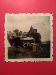 Old photo antique men feeding tents eating camping eat food nice old photo xx