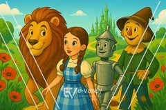 Wizard of Oz Artwork Digital Product HD Image Picture Photo Wallpaper for Print