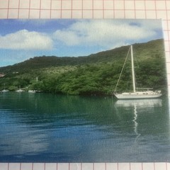Photo On Stretched Canvas Honeymoon Island, St Thomas US Virgin Islands 5.5”x16”
