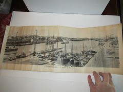 3 OLD FRENCH PHOTOGRAPHS – FRANCE – HEAVY PAPER – 24″ X 9″ – TUB RH-7