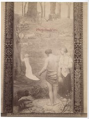 Paris Pantheon Photo Of A Fresco By Puvis De Chavannes Album Vintage Circa 1900