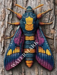 4 Digital Images Butterfly on a Tree Cute Picture Wallpaper Desktop Wall Art B56