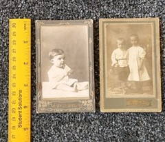 CDV Photo Children, 1917. Child. Girl. Vintage photo of a girl. 2