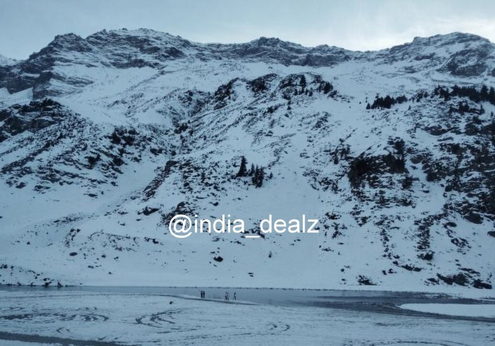 Digital Image Picture Photo Pic Sissu Valley India snow mountains clouds SIS 017