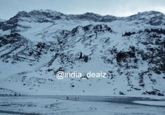 Digital Image Picture Photo Pic Sissu Valley India snow mountains clouds SIS 017