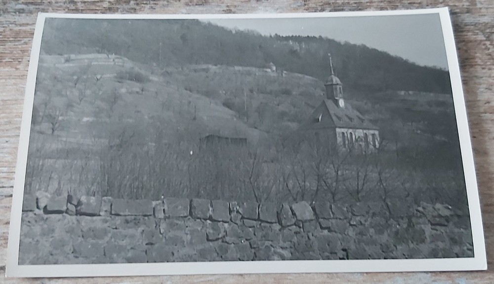 Old B/W Photo Pillnitz Vineyard Church/Age Unknown! DRESDEN LOSCHWITZ
