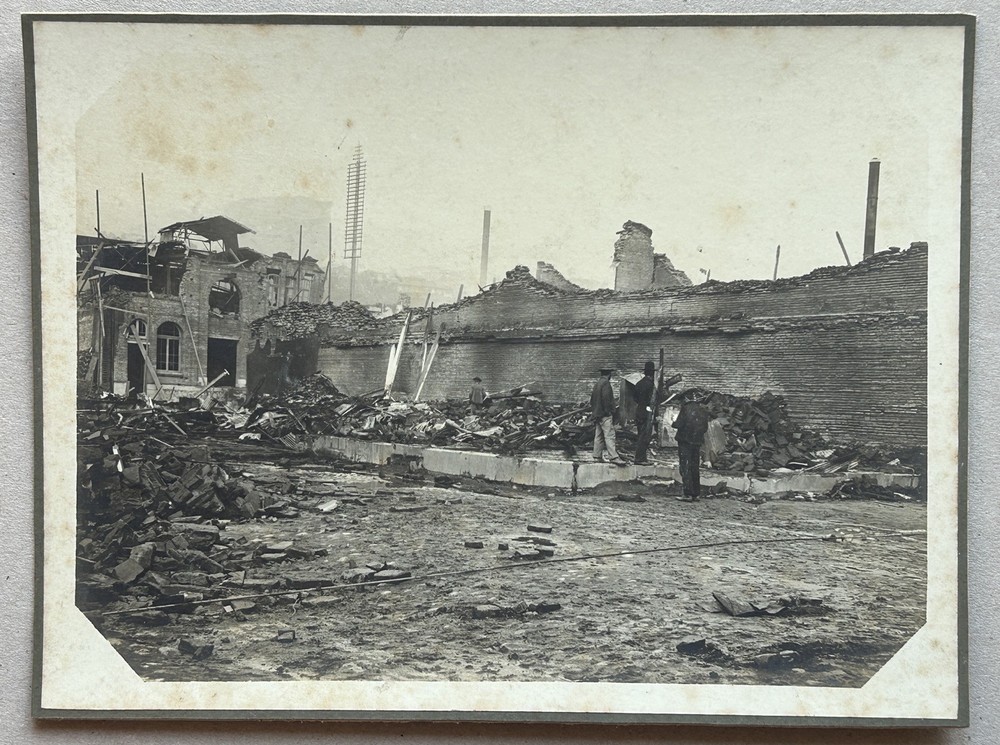 CHILI Valparaiso Earthquake 1906 Original Print Vintage Photograph Analogue