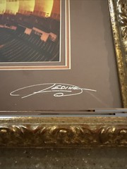RADIO CITY MUSIC HALL PHOTO FRAMED SIGNED 17.5” W X 13.5” L X 1” D