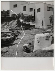 24x18cm – Vintage Barite Photo 1961 Salvador Dali House in Cadaques photo A