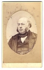 Photograph Geo. James, Hackney, Mare St. 289, Portrait of a Gentleman with Sideburn