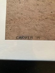 Pair Of Framed Ranch Branding Photo Prints. “06 Ranch, Photographed By Caruth”
