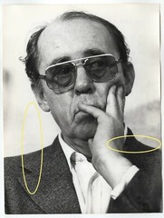 22x16cm original archive photo Sven Simon 1976 Heinrich Böll photo