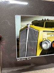 Yellowstone Bus Photo Art Print 5×7 Matted In 8×10