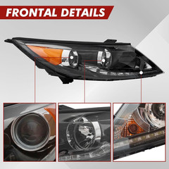 Left Right Halogen Headlights Assembly Fit 2013-2016 Kia Sportage W/Led DRL | fo