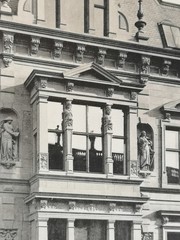 Large Phototype 1889. Berlin. House Voßstraße 33. Hermann Oskar Rückwardt (