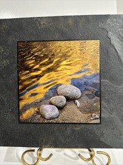 SLATE PICS Stones & River, Poudre River, Colorado By David L.Clack Photography