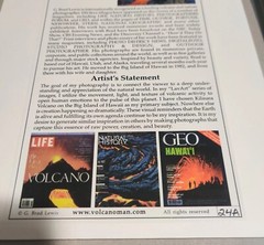 G Brad Lewis Kilauea Volcano Hawaii Photographic Art Print «Lav Art» Signed 24A