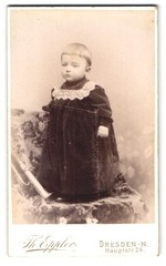 Photograph Th. Eppler, Dresden-N., Hauptstr. 24, Portrait of a Young Child i