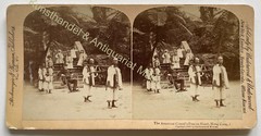 The American Consul of Four-in-Hand Hong Kong China Stereoview 1896 Straw