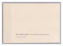 Wendelstein – Solar Observatory – Vintage Photo 1950s 1960s
