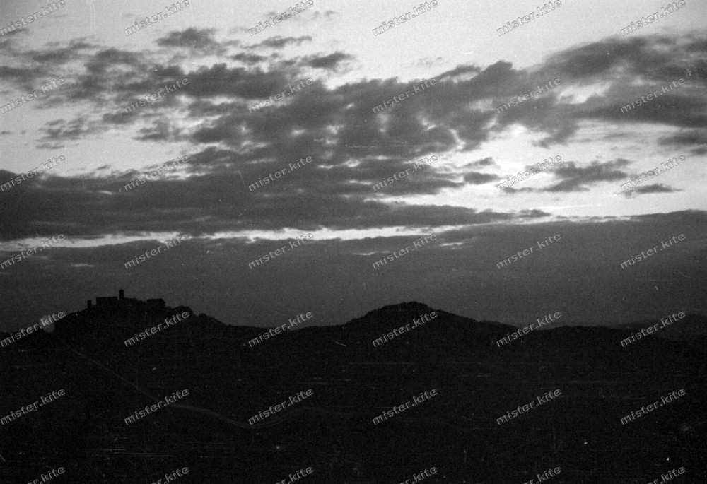Negative-Thuringia-Wartburgkreis-Clouds-Panorama-Wartburg-Art-1930s-123