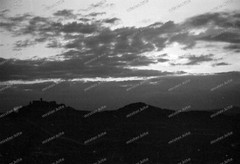 Negative-Thuringia-Wartburgkreis-Clouds-Panorama-Wartburg-Art-1930s-123