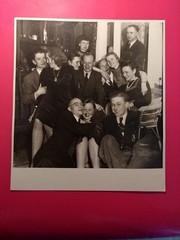 Altes Foto antik ein lustiger Abend 1948 nice Frauen Männer nice old Photo xx