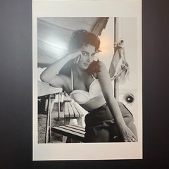11 x 17″ Frank Worth Collection Elizabeth Taylor Stamped Lithograph Print COA