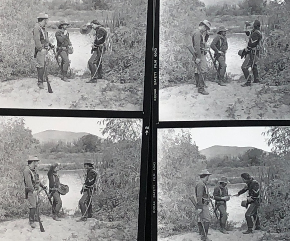 NEWLY FOUND! Hendrickson PHOTO Contact Sheet Proof & Negatives RESTING SOLDIERS