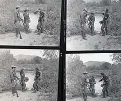 NEWLY FOUND! Hendrickson PHOTO Contact Sheet Proof & Negatives RESTING SOLDIERS