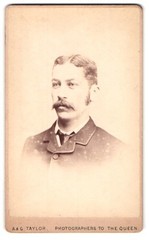 Photograph A&G Taylor, London, Queen Victoria Street 70, Portrait of a Gentleman m