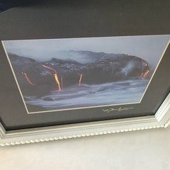 «CREATION» Kilauea Volcano HAWAI’I Hawaii 5×7 Photo Print By G Brad Lewis Framed
